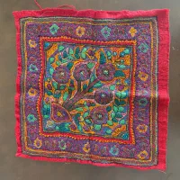 رومیزی، جای کلینکس، پته کرمان، کار دست، قدیمی|صنایع دستی و سایر لوازم تزئینی|تهران, شهرک غرب|دیوار