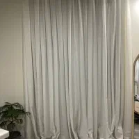 دو عدد پرده پذیرایی مدرن