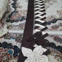 والن پرده کرم قهوه ای