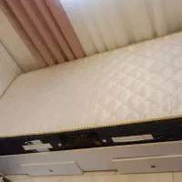 تخت خواب با تشک یک نفره اکبند|تخت و سرویس خواب|رشت, جهاد|دیوار