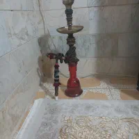 قلیون تنه چوبی گردو طم واز دوسیب هست