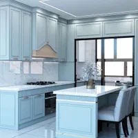 کابینت اشپزخانه نیوکلاسیک هایگلاس ممبران|مصالح و تجهیزات ساختمان|فردیس, |دیوار