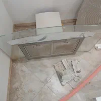 هود ۹۰ شومینه ای شیشه ای