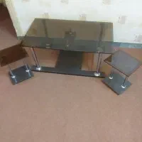 جلو مبلی شیشه ای