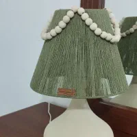 ست آباژور کنارسالنی و رومیزی|چراغ خواب و آباژور|کرمانشاه, |دیوار