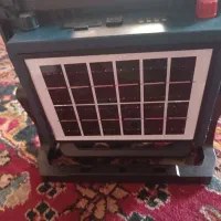 پرژکتور شارژی با پنل خورشیدی  پاور هم داره 200w|لامپ و چراغ|دامغان, |دیوار