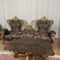 مبل سلطنتی 7 نفره به همراه غذاخوری 8 نفره