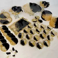 ست پذیرایی و هفت سین رزینی مخصوص شب یلدا و جهیزیه|ظروف سرو و پذیرایی|سپیدان, |دیوار