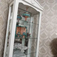 بوفه سفید چوبی