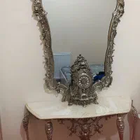 آینه شمعدان برنز