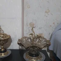 دکوری شیرینی میوه و شکلات خوری برنجی|صنایع دستی و سایر لوازم تزئینی|ری, سیزده آبان|دیوار