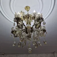 لوستر برنزی ۱۰ شعله