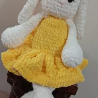 عروسک بافتنی تمیز دست بافت