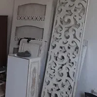چندعدد دکور و پارتیشن وکابینتMDF (فروش توافقی)|کتابخانه، شلف، قفسه‌های دیواری|شاندیز, |دیوار