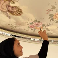 پتینه و نقاشی و آینه کاری کلاسیک