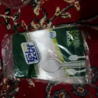 کاسه و قاشق یکبار مصرف