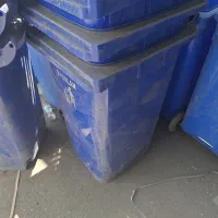 سطل زباله بزرگ چرخ دار