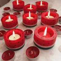 شمع یلدایی|صنایع دستی و سایر لوازم تزئینی|رودهن, |دیوار