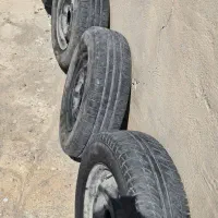 رینگ مشهدی و لاستیک پیکان با قالپاق