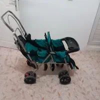 کالسکه دو قلو|کالسکه و لوازم جانبی|ایلام, |دیوار