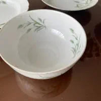 بشقاب و کاسه گل گندم قدیمی