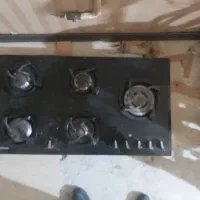 هود شیشه ای ریموت دار ولمسی وگاز توکار برند بنس