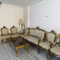 مبل ۹ نفره در حد نو با جلو مبلی