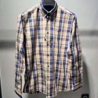 هدیه روز پدر پیراهن چهار خانه آستین بلند مردانه