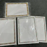 برگه تذهیب ابر و باد