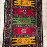 گلیم دستباف|گلیم، جاجیم، گبه|بجنورد, |دیوار