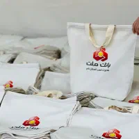 صنایع دستی بگ دستساز ساک پارچه ای بانک ملت زیپدار|صنایع دستی و سایر لوازم تزئینی|مشهد, سناباد|دیوار