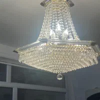 لوستر با کریستال های اتریشی|لوستر و چراغ آویز|فردیس, فردیس|دیوار