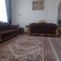 یک دست مبل هشت نفره پارچه نانو کاملا سالم|مبلمان خانگی و میز عسلی|دیواندره, |دیوار