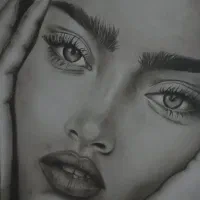 سفارش طراحی چهره تکنیک سیاه قلم