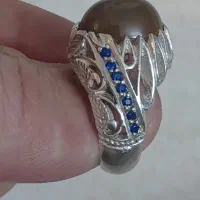 انگشتر باباقوری و عقیق یمنی اصل