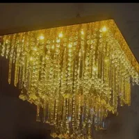 لوستر گرد و مربع ۶۰ در ۶۰|لوستر و چراغ آویز|اهواز, کمپلو جنوبی|دیوار