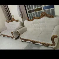دوعدد مبل دونفره|مبلمان خانگی و میز عسلی|شیراز, جانبازان|دیوار