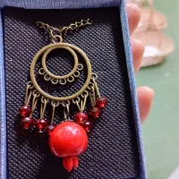 گردنبند سیاه قلم یلدا|بدلیجات|آران و بیدگل, |دیوار