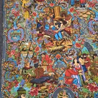 سلاطین چله ابریشم...|تابلو فرش|تهران, شهرک ولیعصر شمالی|دیوار