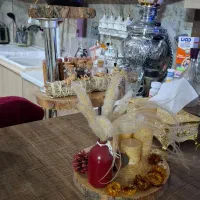 استند طبقاتی.اکسسوری.شمع و عود.اسماج