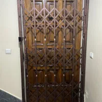 درب آکاردئونی - کاملا نو - رنگ کوره ای مسی