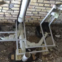 تخریبات لوله کشی آب فاضلاب جوشکاری