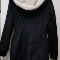 دو عدد کاپشن کلاه دار دخترانه سایز ۲ و سایز ۳