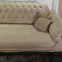 مبلمان ۸ نفره تخت شو دو رنگ