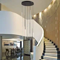 لوستر سقفی بلند طرح میله‌ای ۱۵ شاخه|لوستر و چراغ آویز|تهران, چیتگر جنوبی|دیوار