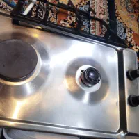 گاز رومیزی استیل اخوان ترموکوپل فندکدار با کابین