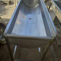 سینک صنعتی ۲ عدد تک لگن بزرگ و۳ لگن آلمانی تمیز|کافی‌شاپ و رستوران|مشهد, نیزه|دیوار