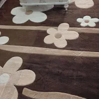 فرش ۹ متری کرم قهوه ای|فرش|رشت, پل تالشان|دیوار