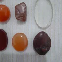 ۱۵ قطعه عقیق طبیعی کهنه قدیمی|بدلیجات|خرمآباد, |دیوار