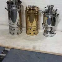 سماور‌گازی‌استیل‌بزرگ‌هیتی|سماور، چای‌ساز، قهوه‌ساز|مشهد, کوی دروی|دیوار